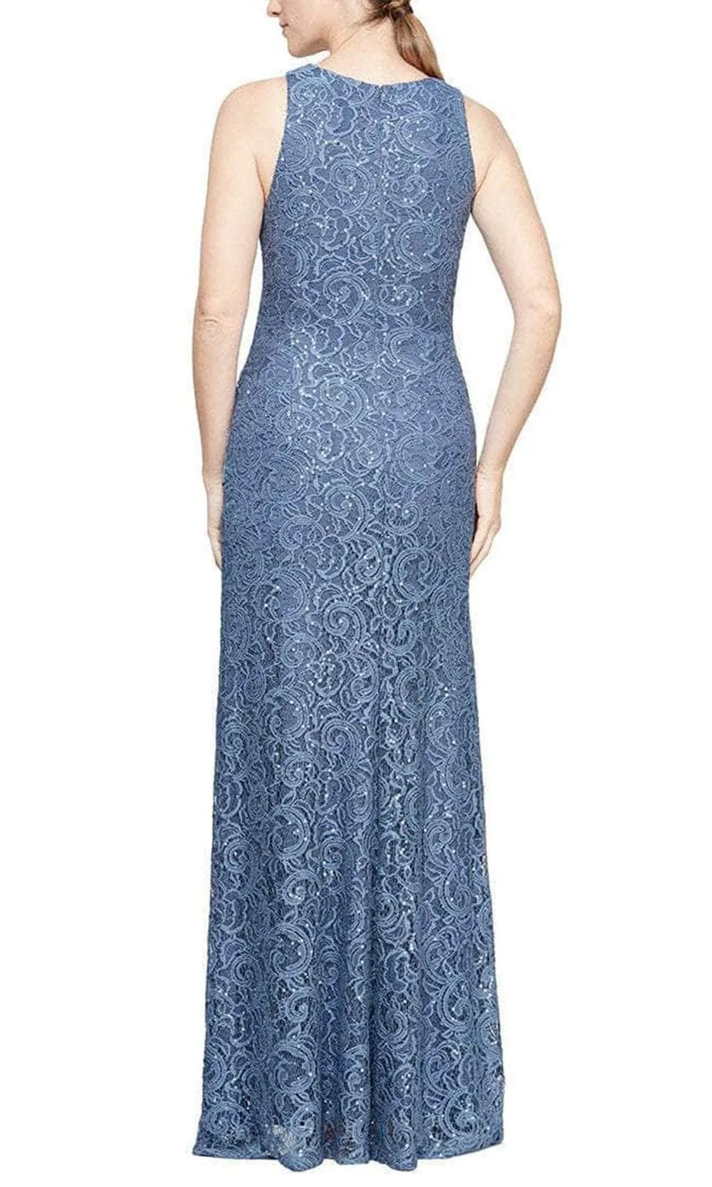 Alex Evenings 81122434 -Sparkly Lace Evening Dress