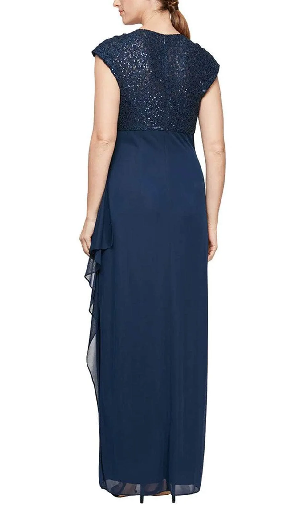 Alex Evenings 82122470 - Sequined Empire Evening Dress