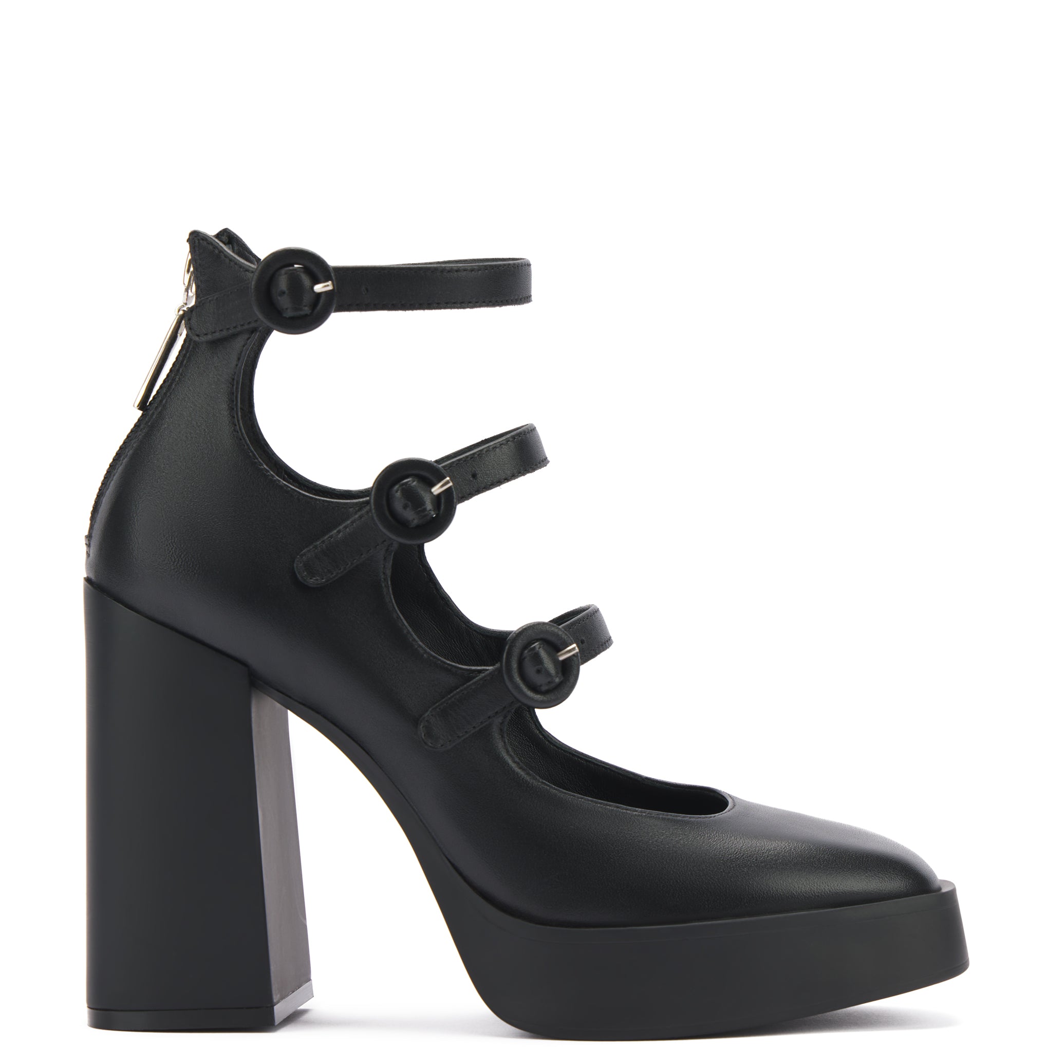 Alexa Pump In Black Leather