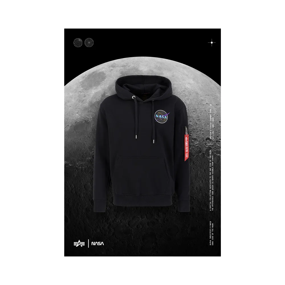 Alpha Industries Dark Side Hoody Black / Neon purple 108337-556