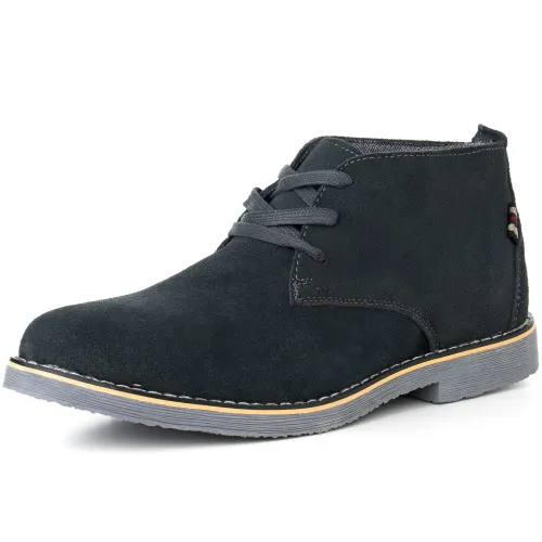 Alpine Swiss Beck Mens Genuine Suede Chukka Boots