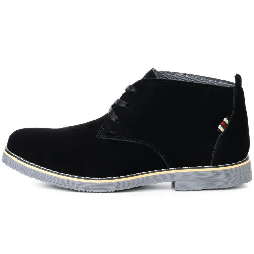 Alpine Swiss Beck Mens Genuine Suede Chukka Boots