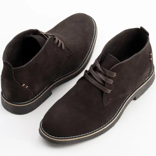 Alpine Swiss Beck Mens Genuine Suede Chukka Boots