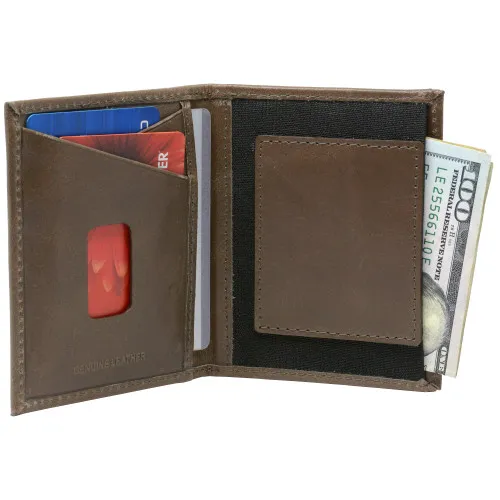 Alpine Swiss Double Diamond RFID Business Card Case Wallet