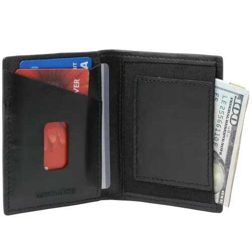 Alpine Swiss Double Diamond RFID Business Card Case Wallet