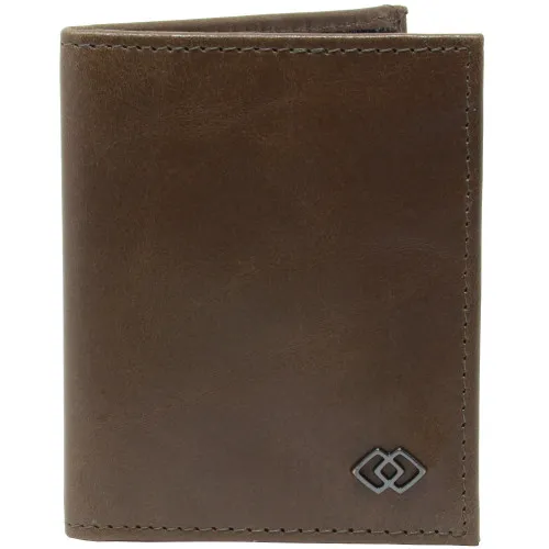 Alpine Swiss Double Diamond RFID Business Card Case Wallet