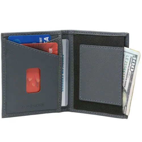 Alpine Swiss Double Diamond RFID Business Card Case Wallet