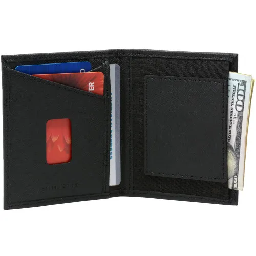 Alpine Swiss Double Diamond RFID Business Card Case Wallet