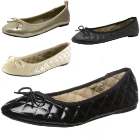 Alpine Swiss Womens Patent Leather Aster Slip On Ballet Flats