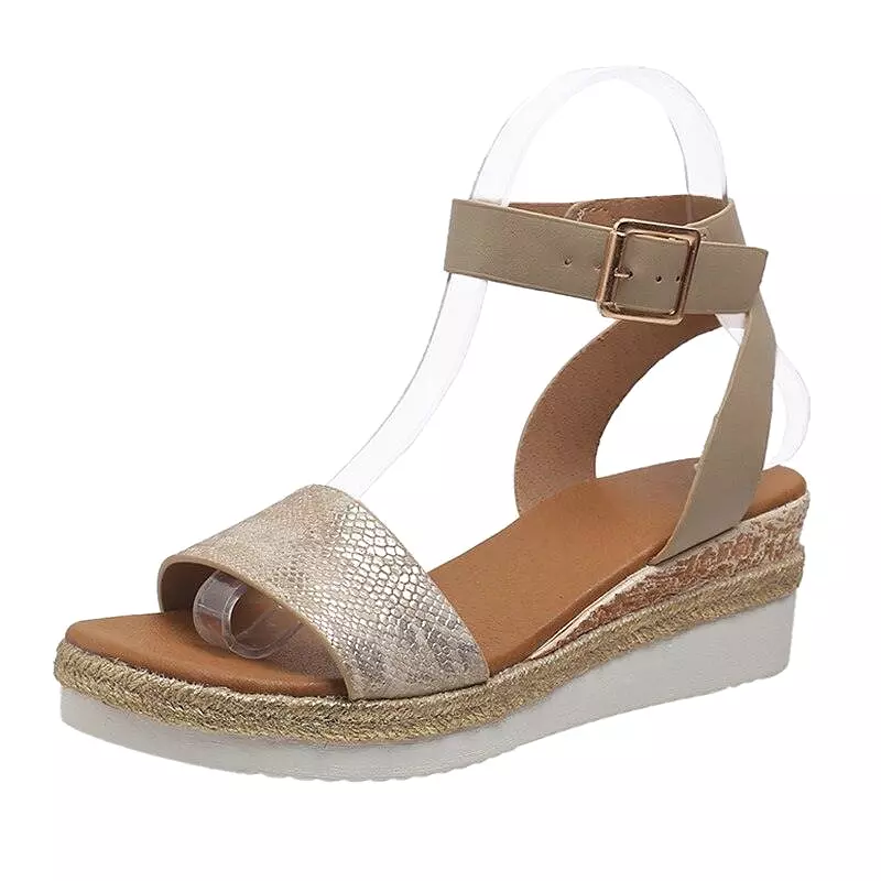 Ankle Strap Wedge Sandals