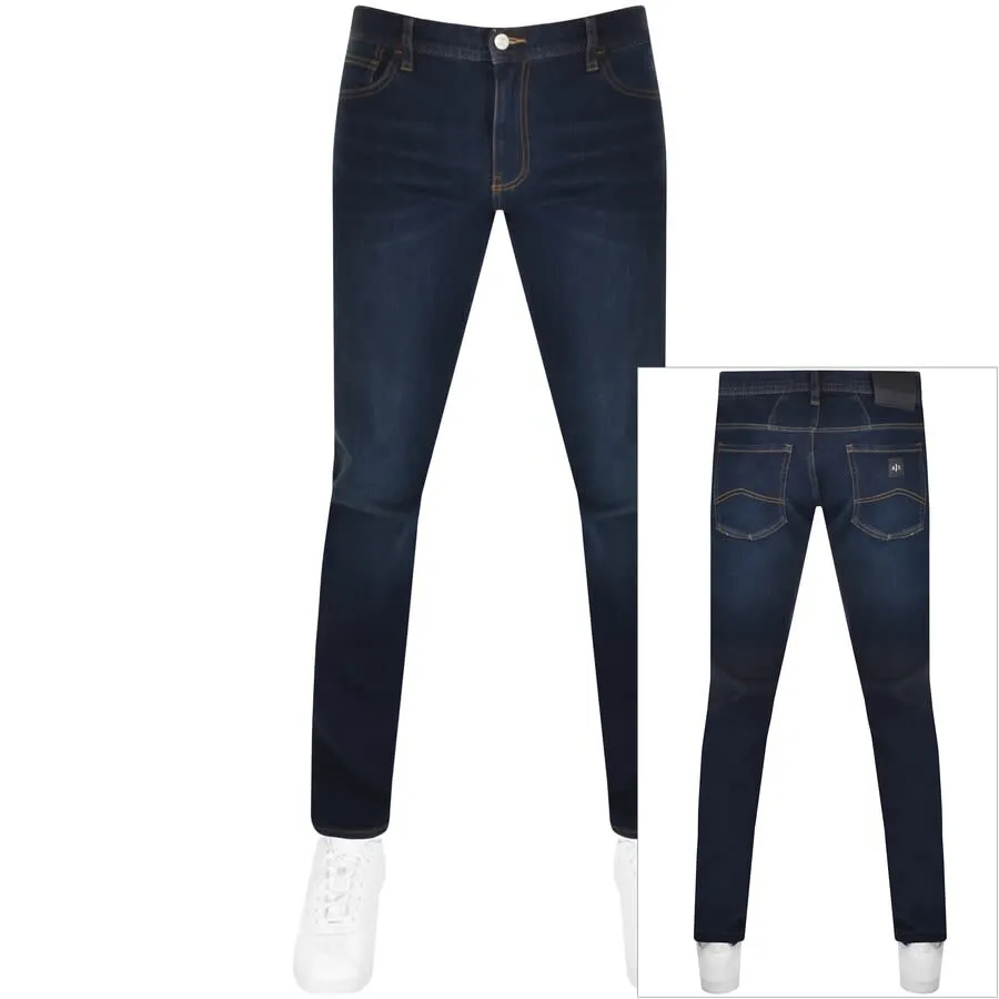 Armani Exchange J16 Straight Fit Jeans Blue