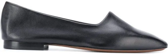 ATP Atelier square toe loafers Black