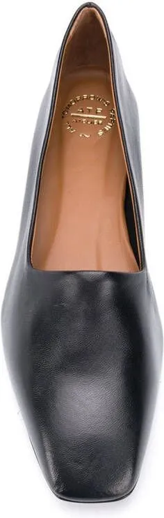 ATP Atelier square toe loafers Black