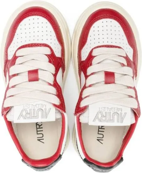 Autry Kids Medalist low-top leather sneakers White