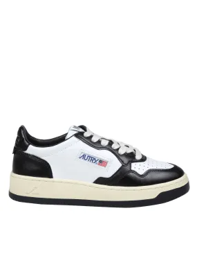 AUTRY SNEAKERS IN BLACK AND WHITE LEATHER