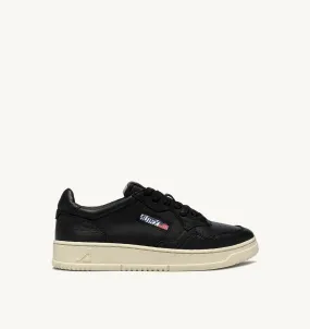 AUTRY SNEAKERS MAN  MEDALIST LOW SNEAKERS IN SUPER-SOFT BLACK NAPPA