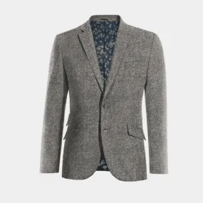  Blazer gris claro de donegal tweed edición limitada