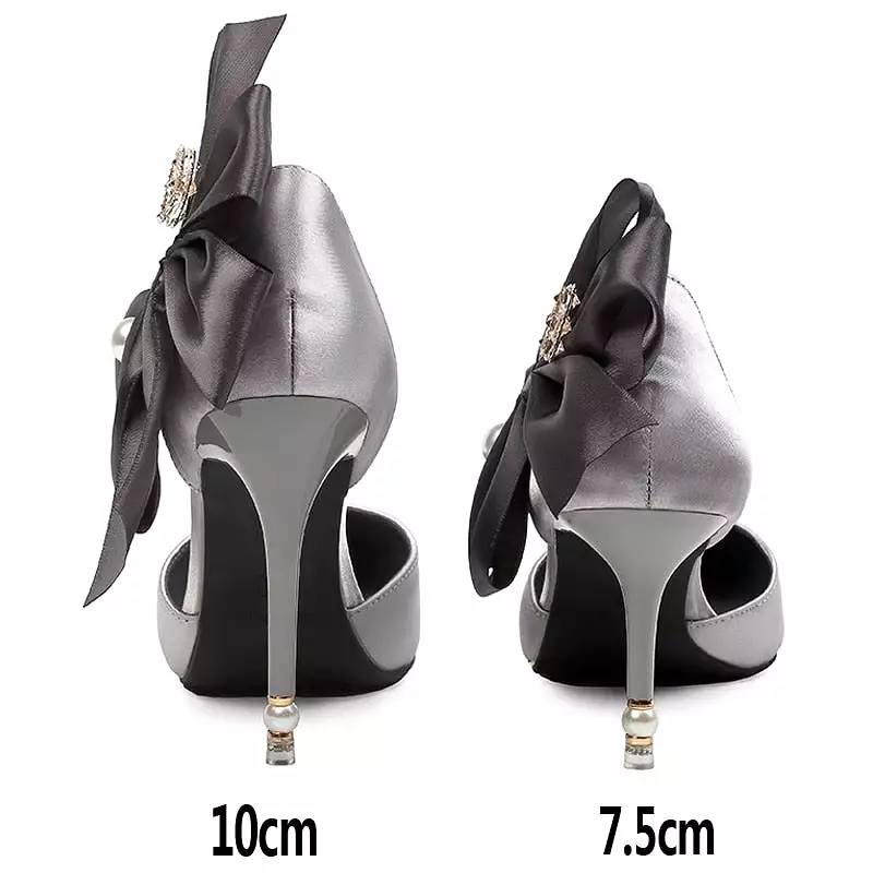 Bow-knot Women Pumps Designer Shoes High Heels Sandals