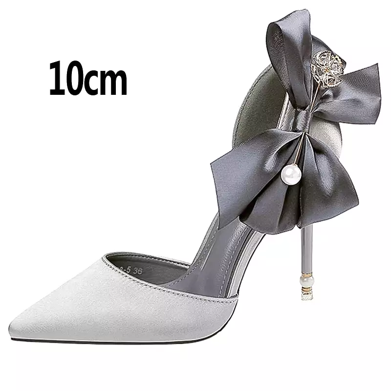 Bow-knot Women Pumps Designer Shoes High Heels Sandals