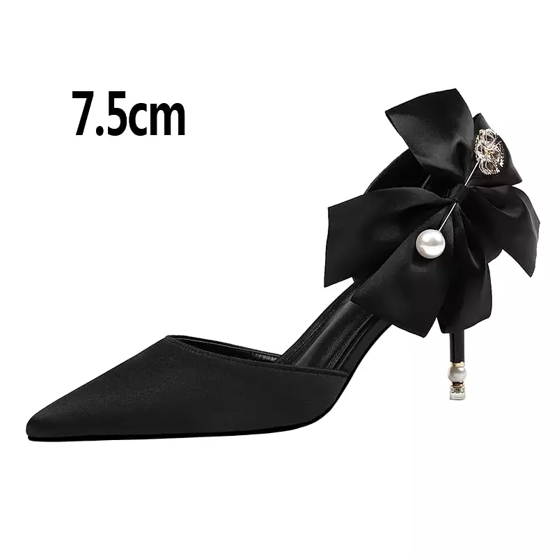 Bow-knot Women Pumps Designer Shoes High Heels Sandals