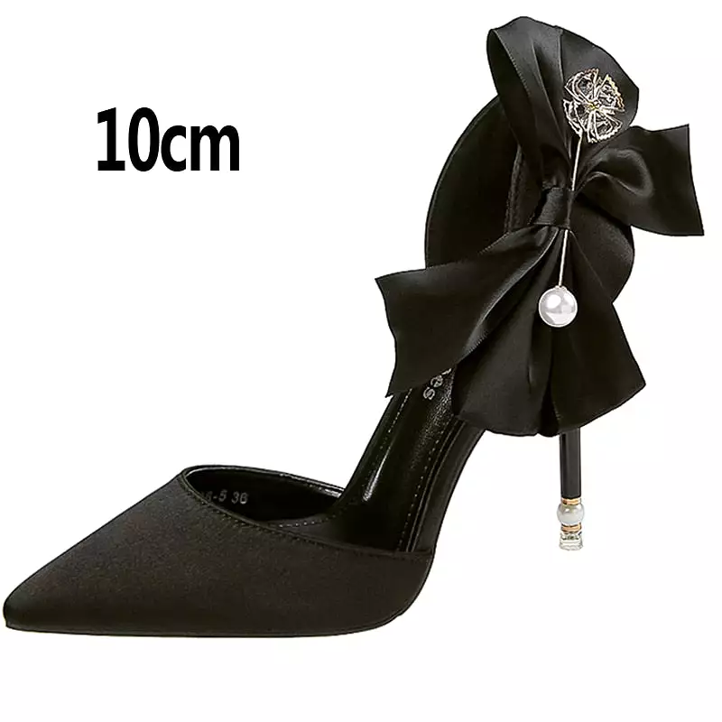 Bow-knot Women Pumps Designer Shoes High Heels Sandals