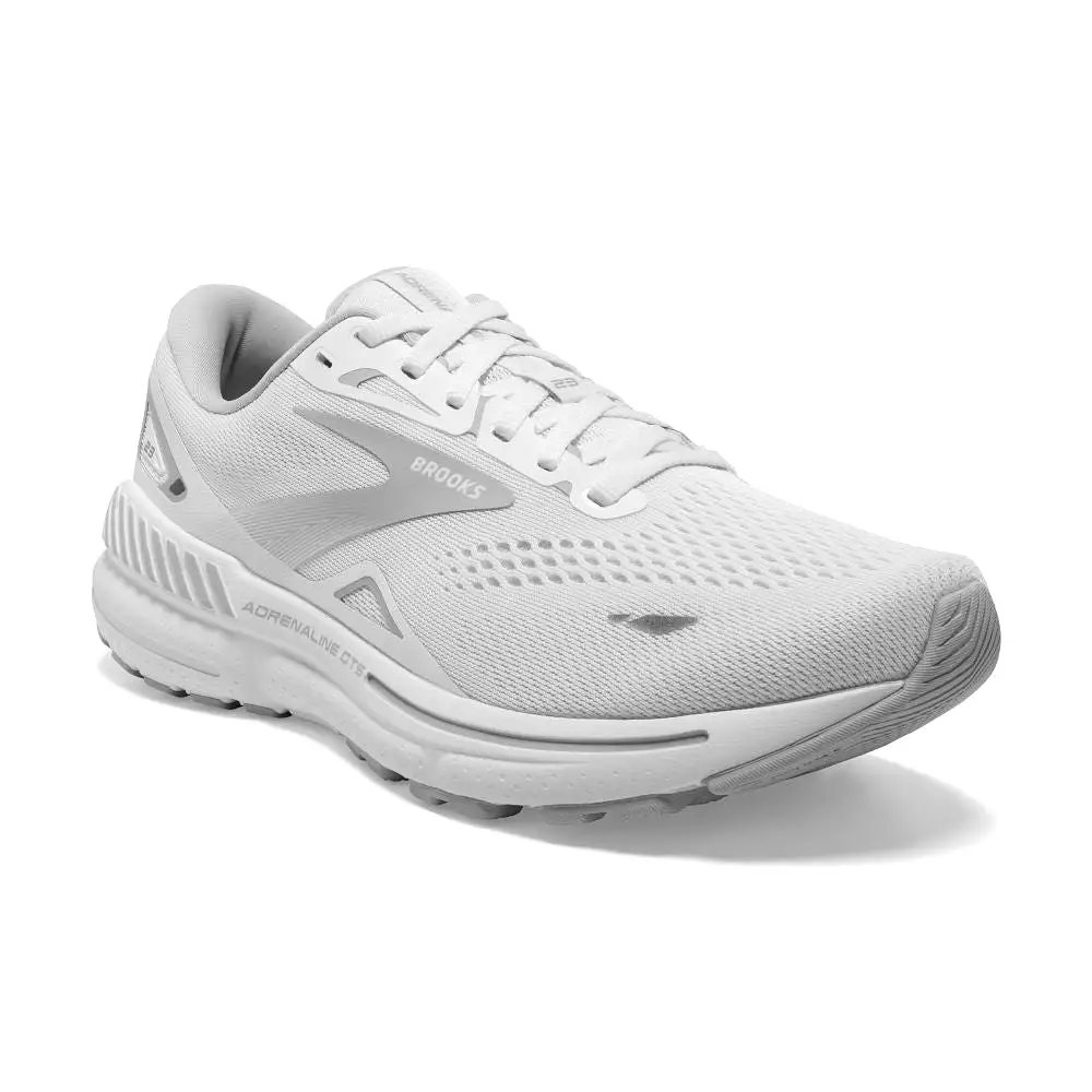 'Brooks' Women's Adrenaline GTS 23 - White / Oyster / Silver