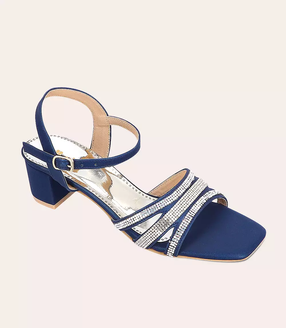 BW5936-NAVY-BLUE-Women Formal Sandal Heels