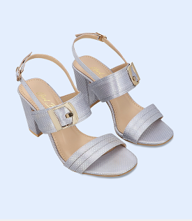 BW7407-GREY-Women Formal Sandal Heels