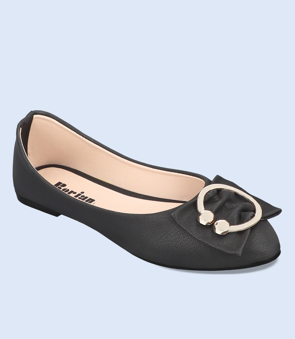 BW8499-BLACK-Women Casual Pumps