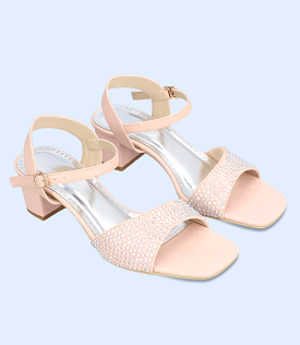 BW8730-PINK-Women Formal Sandal Heels