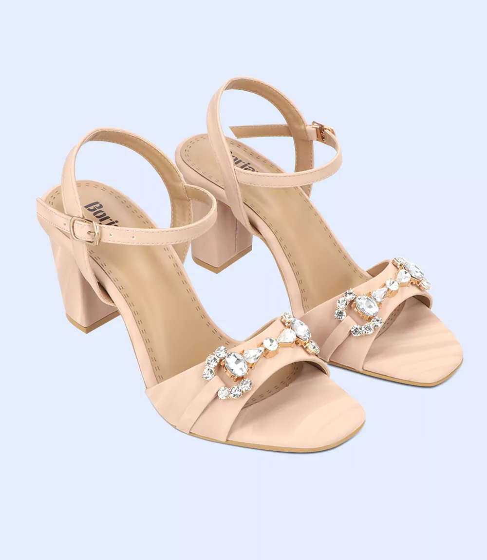 BW9347-TEA PINK-Women Sandal Heel