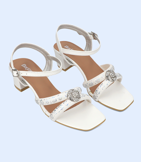 BW9499-SILVER-Women Sandal Heel