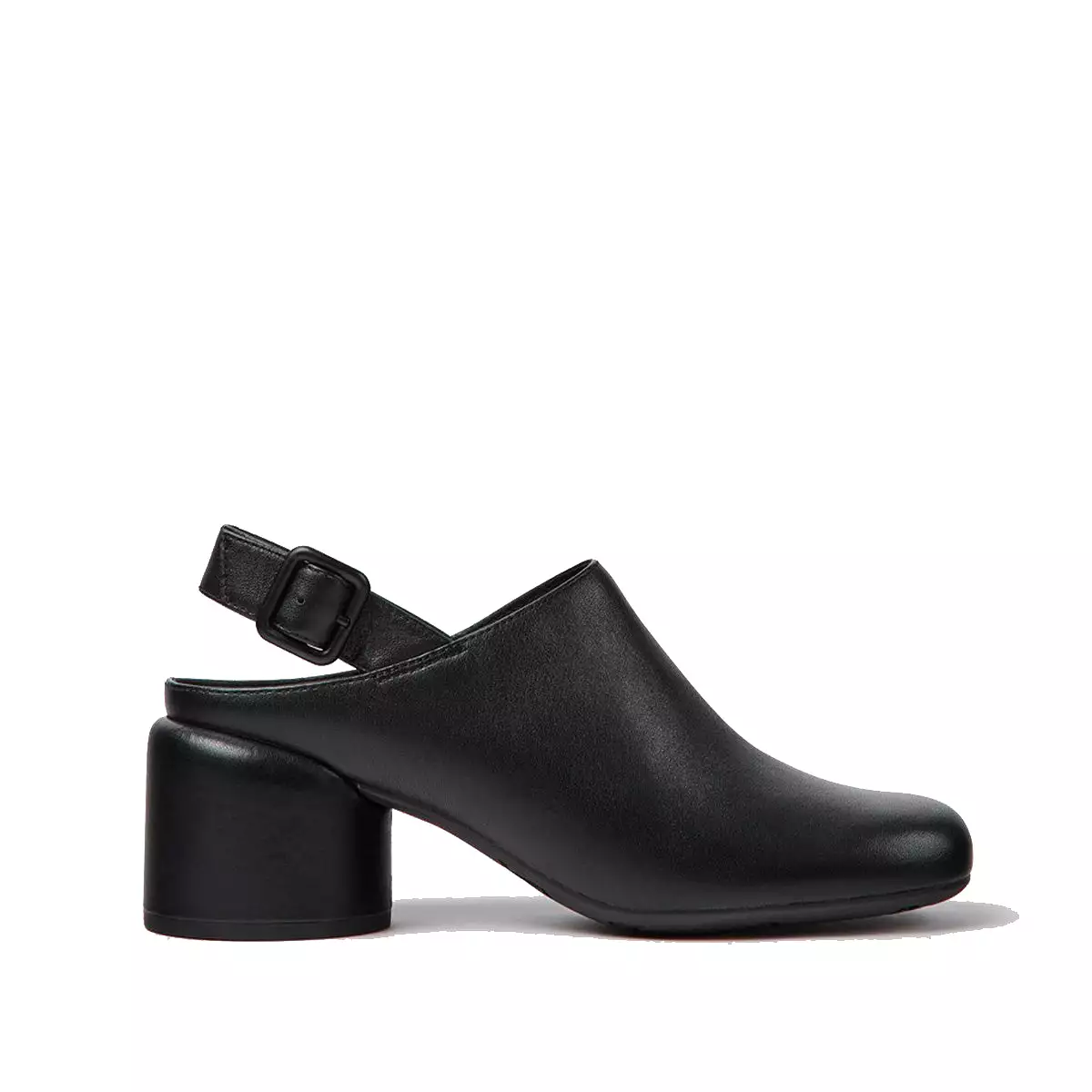 Camper Niki Black leather heels for women   