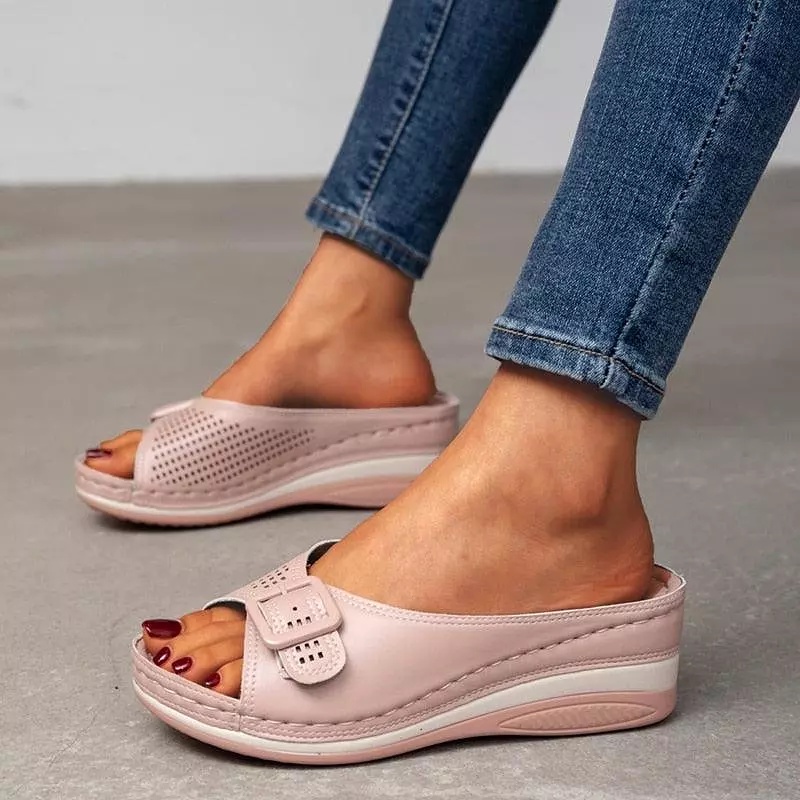 Casual Slip On Wedge Shoes