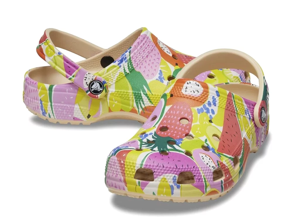 Crocs Unisex Classic Fruit Salad Clog - Shitake