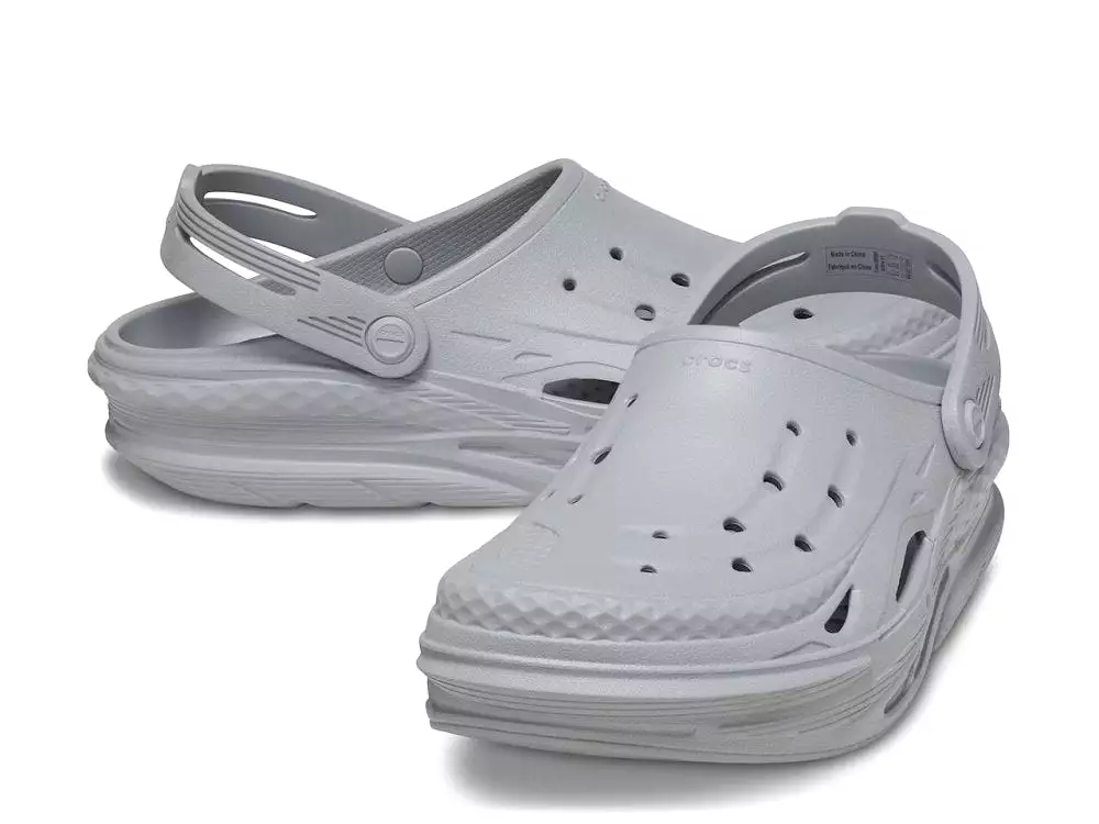 Crocs Unisex Off Grid Clog - Light Grey