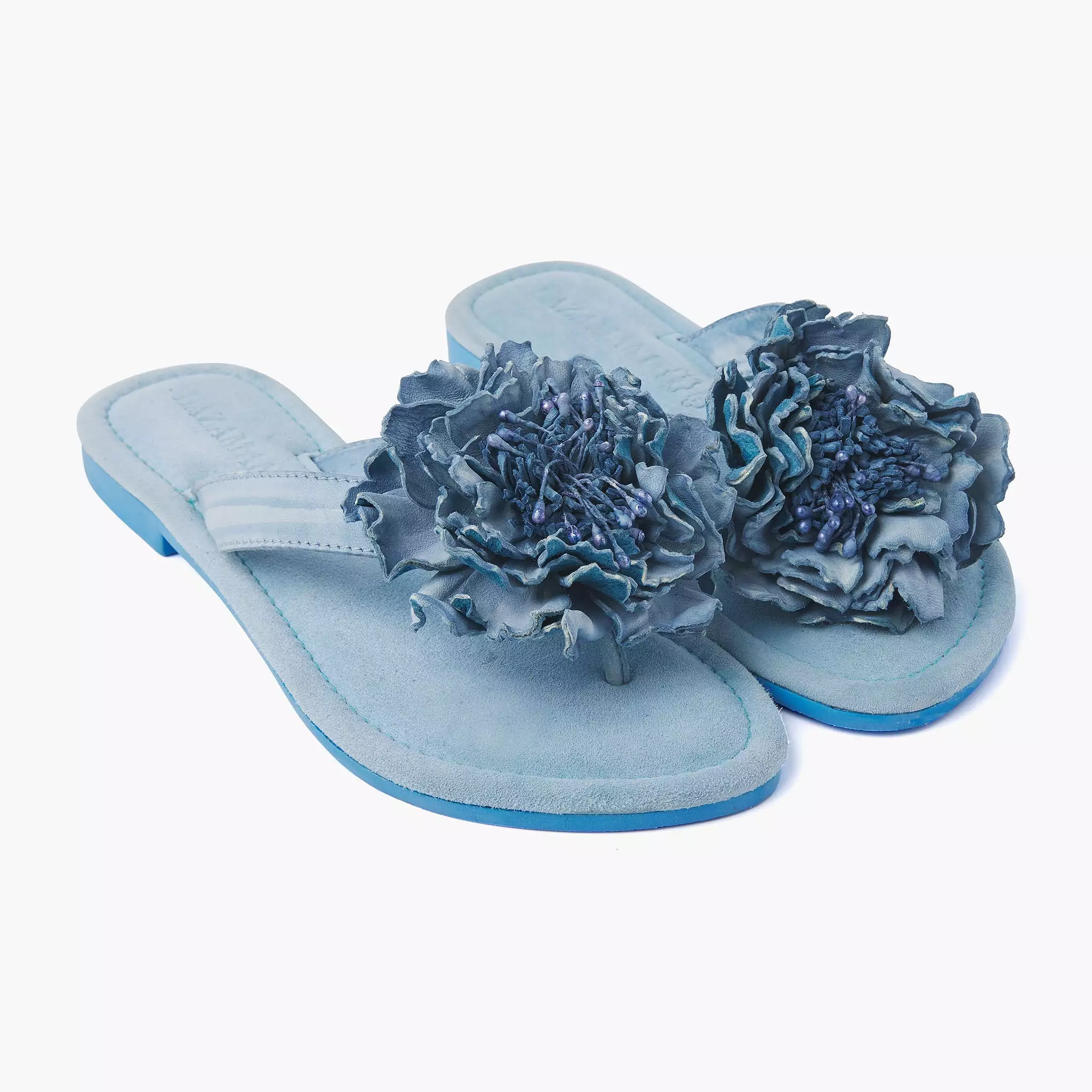 Dames Slippers 33.517 Sky Blue