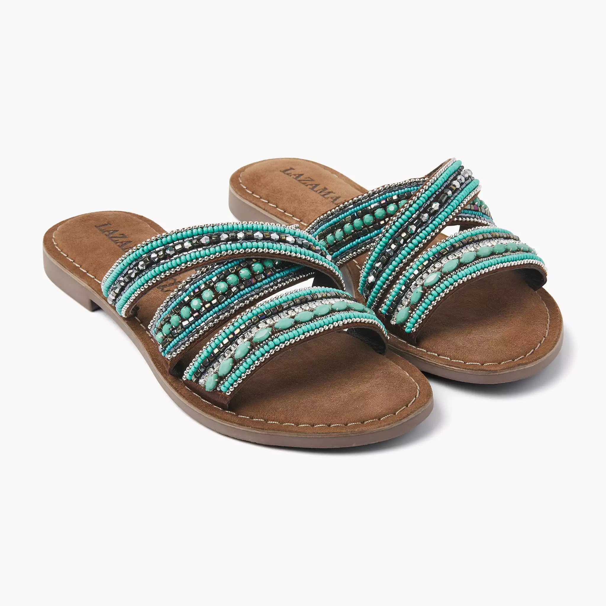 Dames Slippers 75.474 Aqua