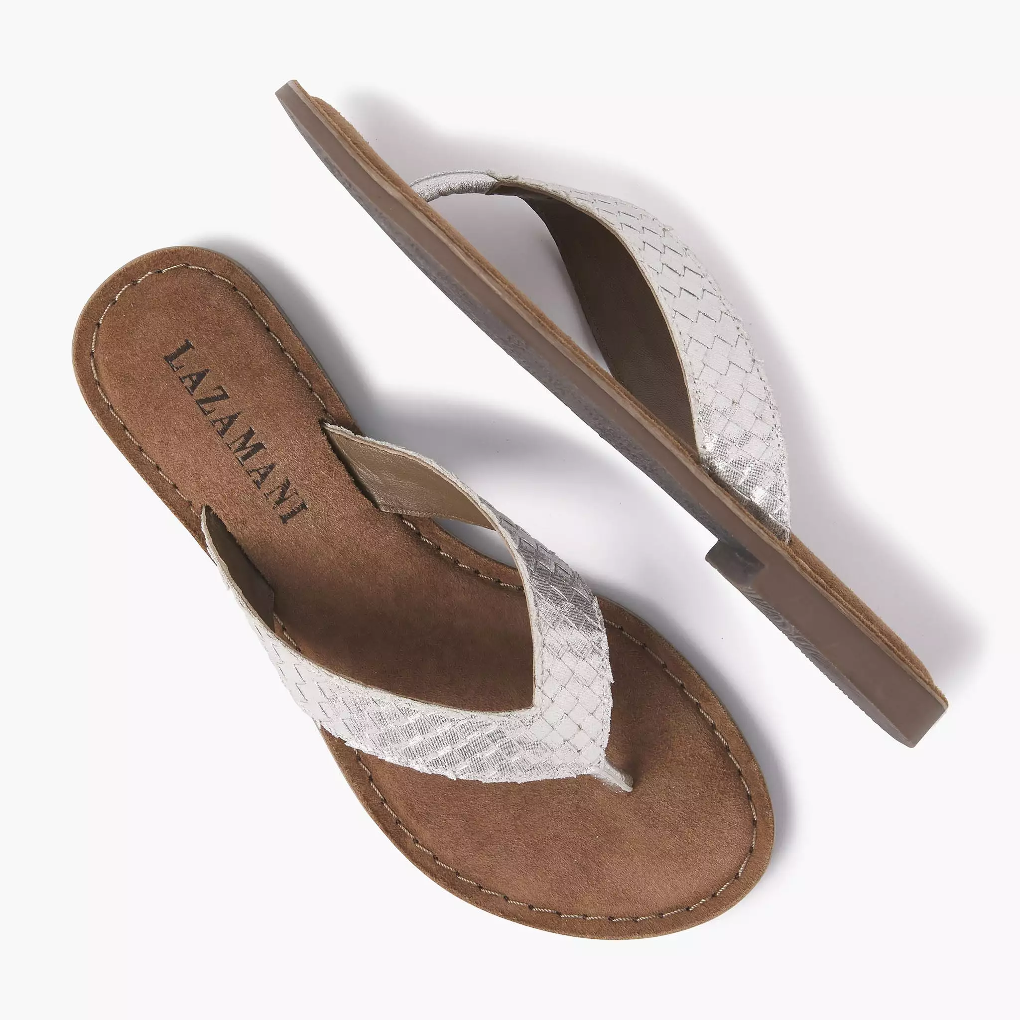 Dames Slippers 75.806 Silver