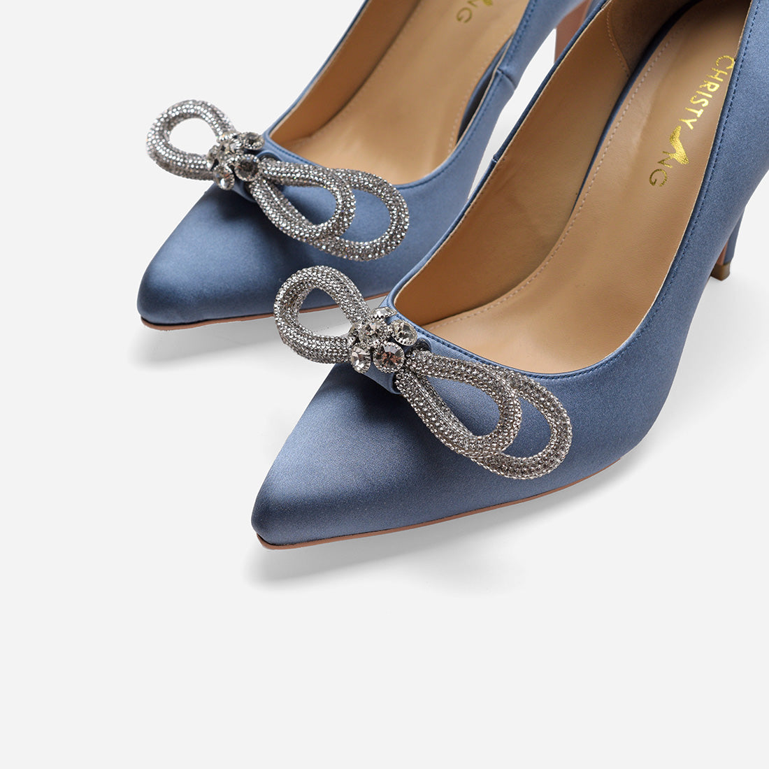 Dazzling Mariko Aegean Blue Pumps