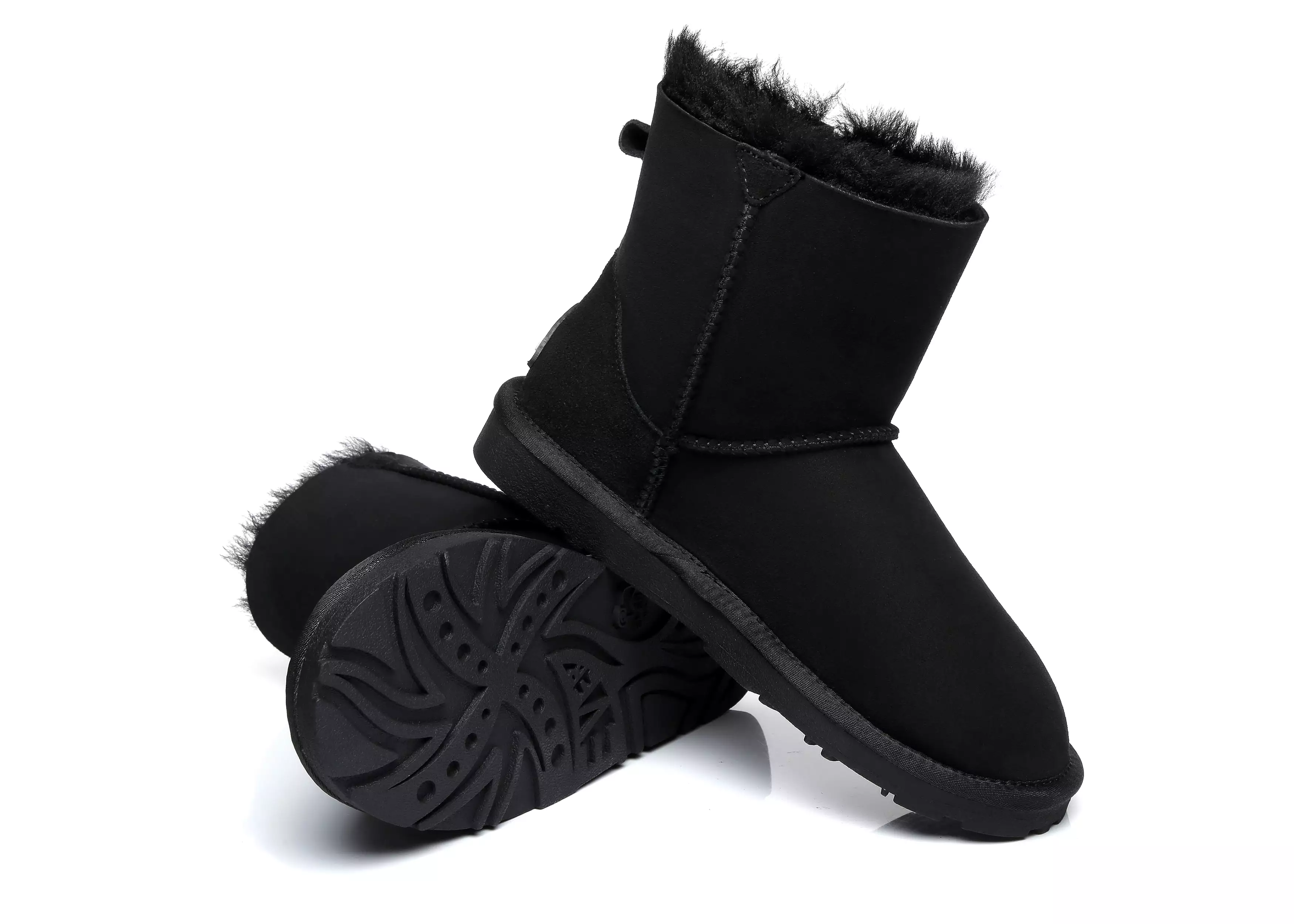 EVERAU Mini Sheepskin Boots Women Mini Piper