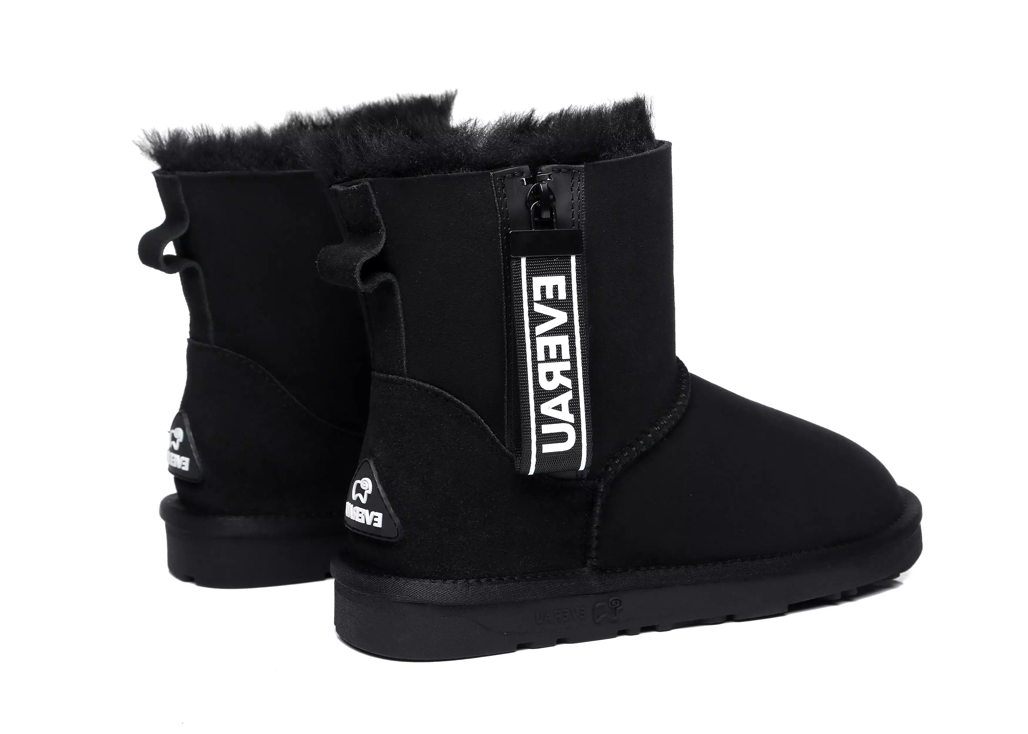 EVERAU Mini Sheepskin Boots Women Mini Piper