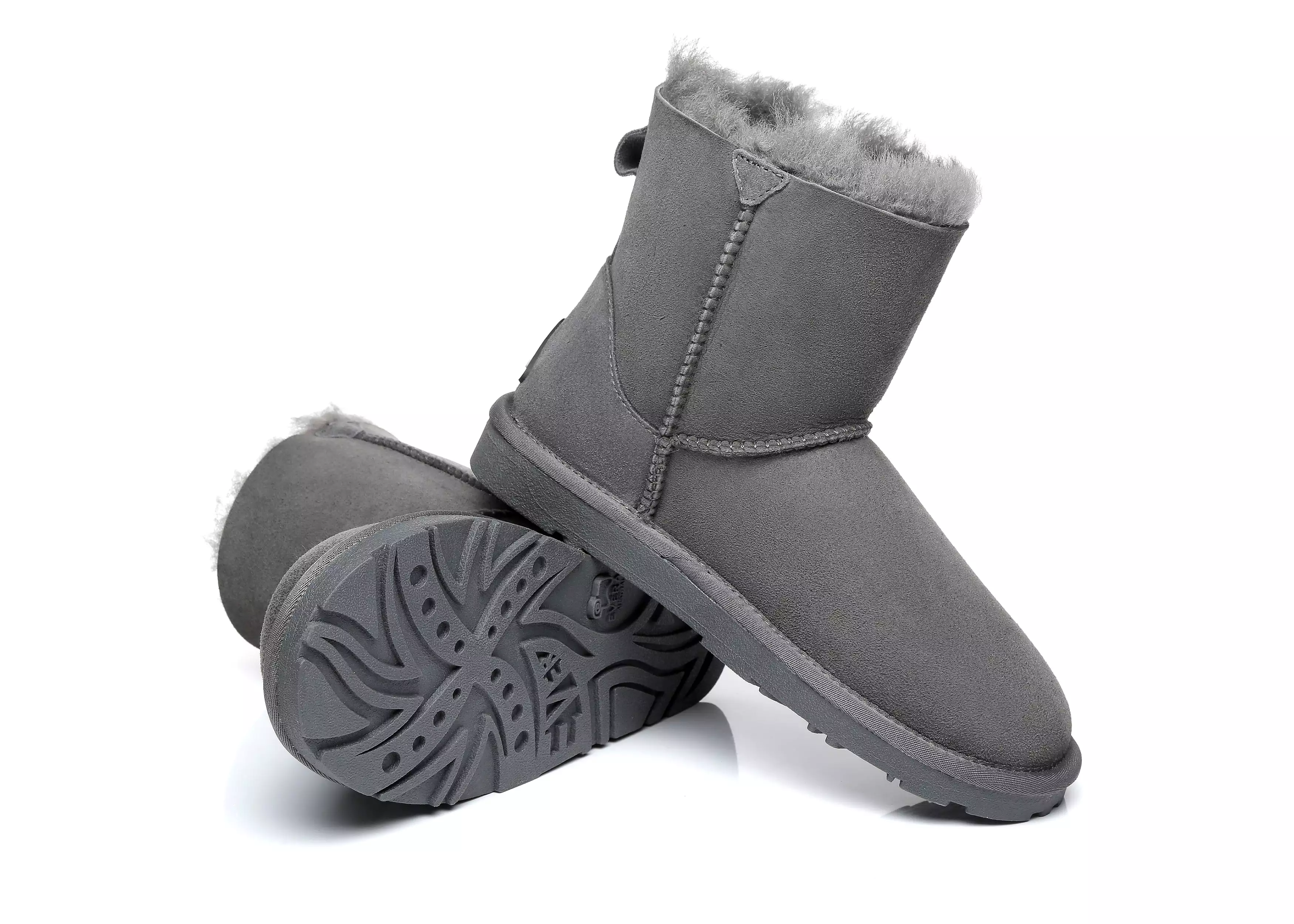 EVERAU Mini Sheepskin Boots Women Mini Piper