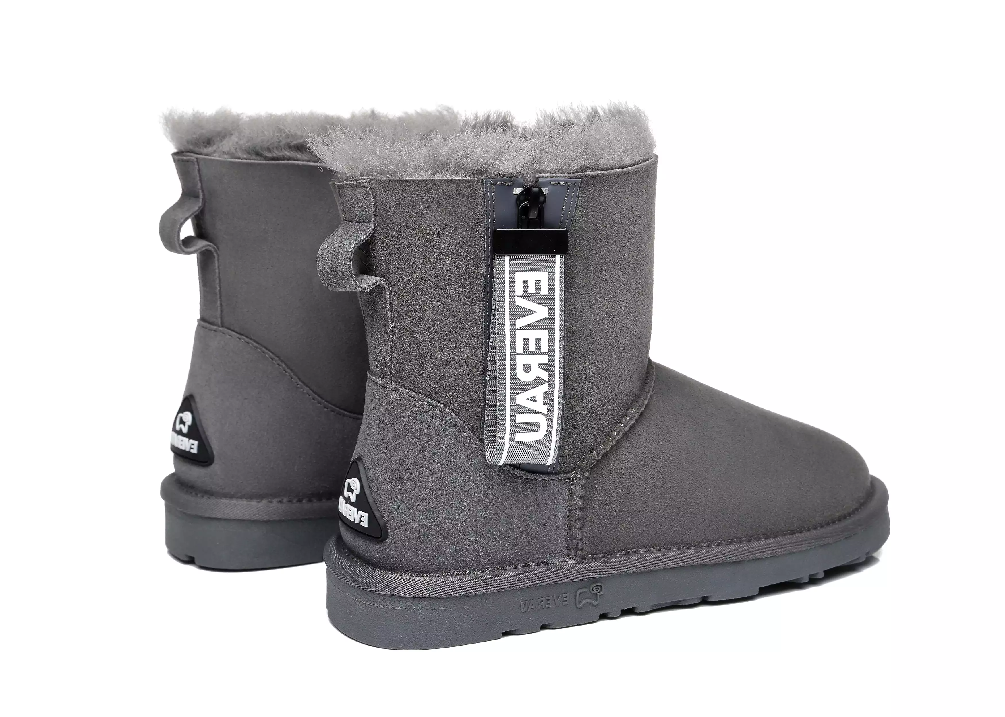 EVERAU Mini Sheepskin Boots Women Mini Piper