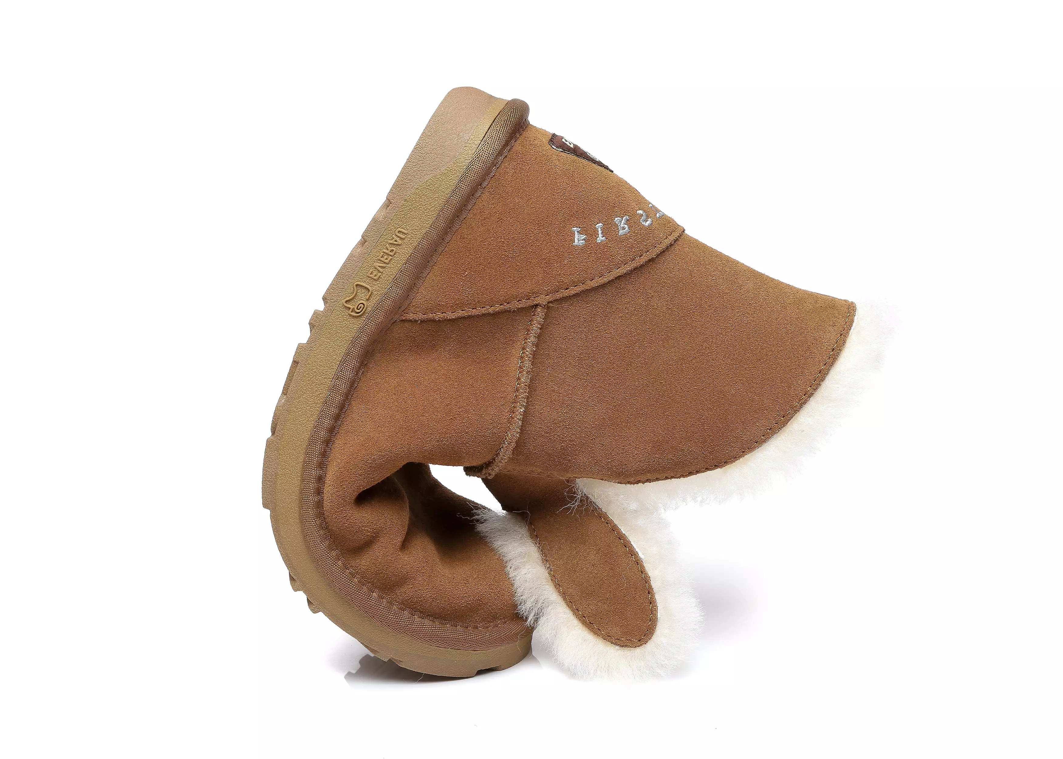 EVERAU Sheepskin Bunny Boots Women Lopunny