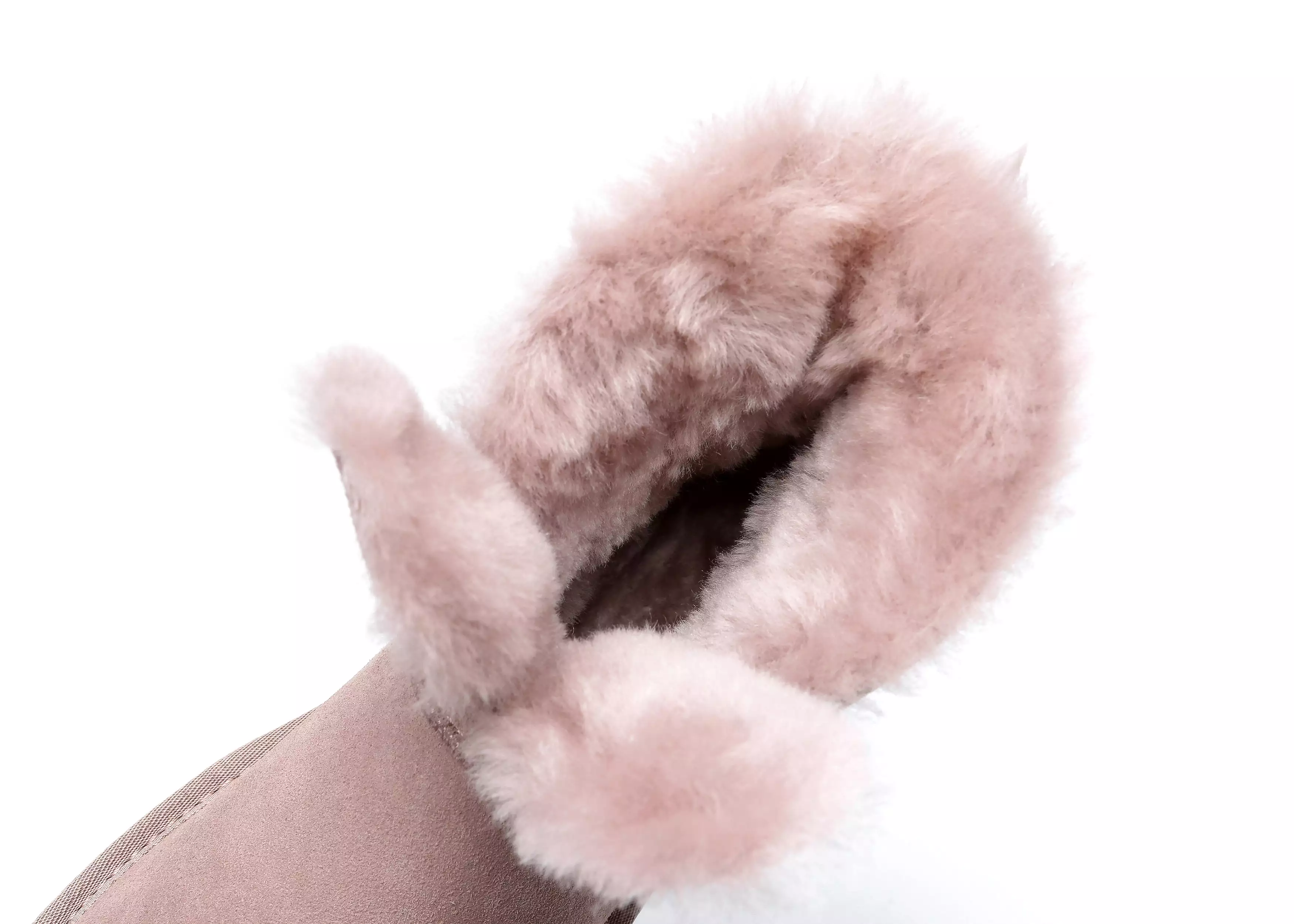 EVERAU Sheepskin Bunny Boots Women Lopunny