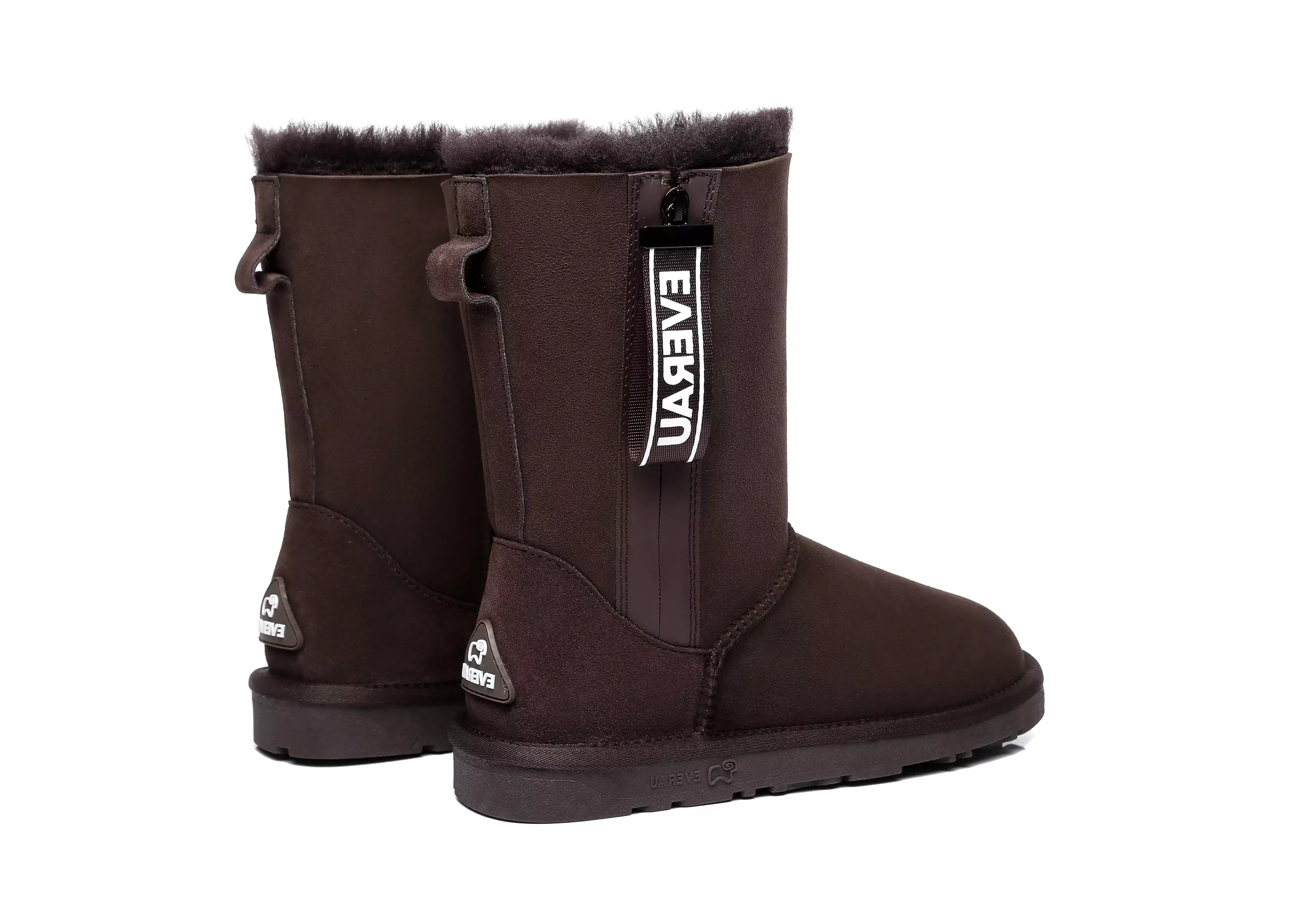 EVERAU Short Sheepskin Boots Women Short Piper