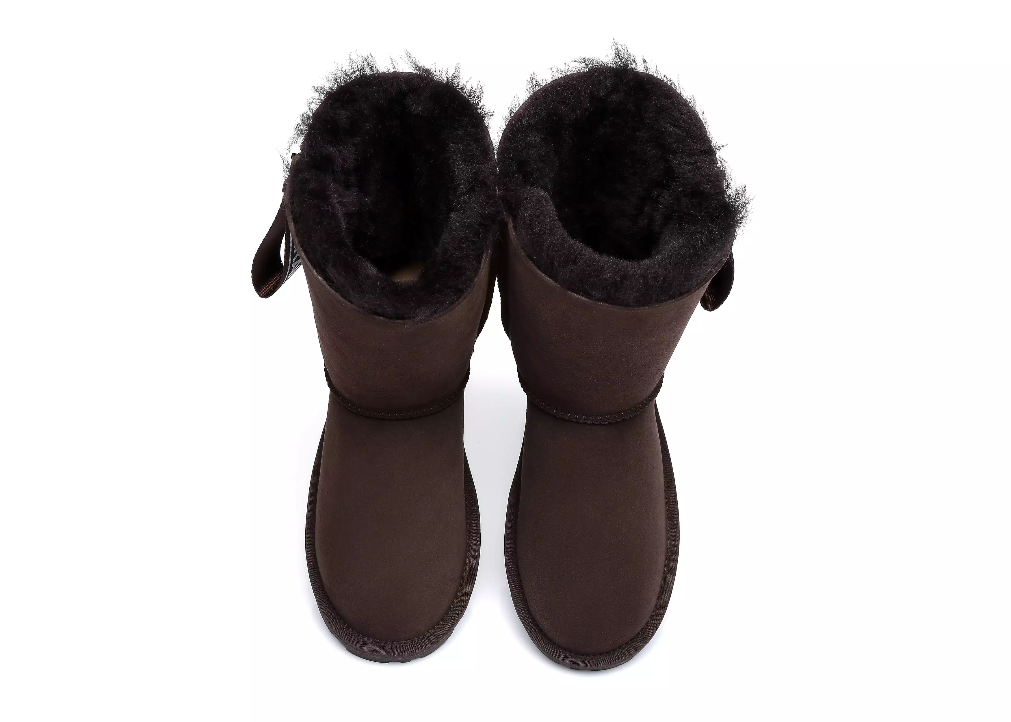 EVERAU Short Sheepskin Boots Women Short Piper