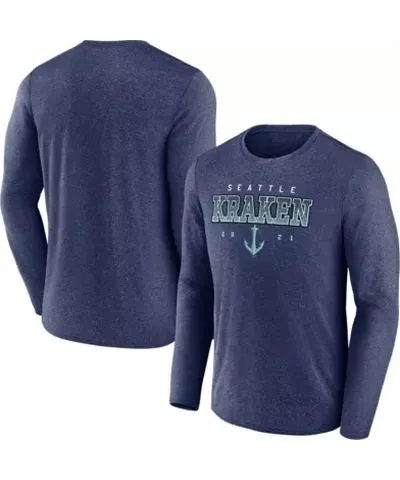 Fanatics Men's NHL Fanatics Deep Sea Seattle Kraken Long Sleeve T-Shirt