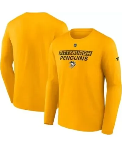 Fanatics Men's NHL Fanatics Pittsburgh Penguins Authentic Pro Core Primary Long Sleeve T-Shirt